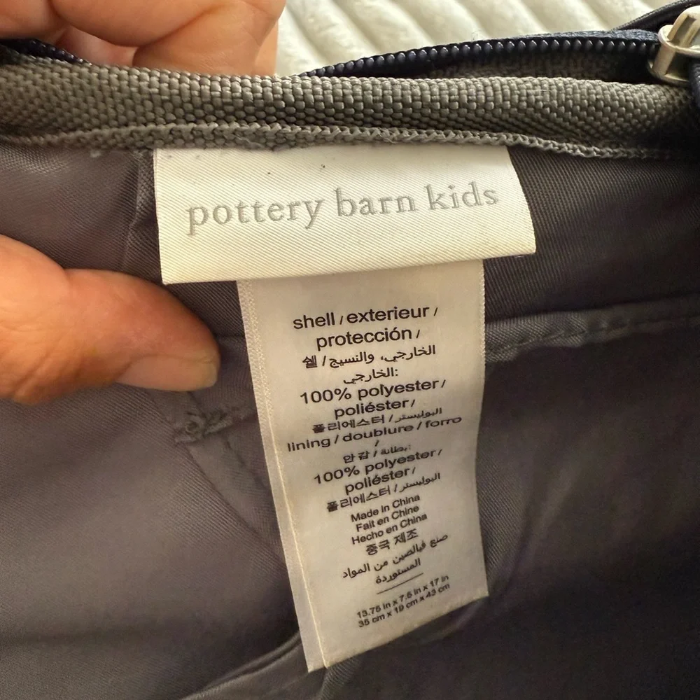 Pottery Barn Kids Cosmic Navy Backpack - Picture 3 of 7